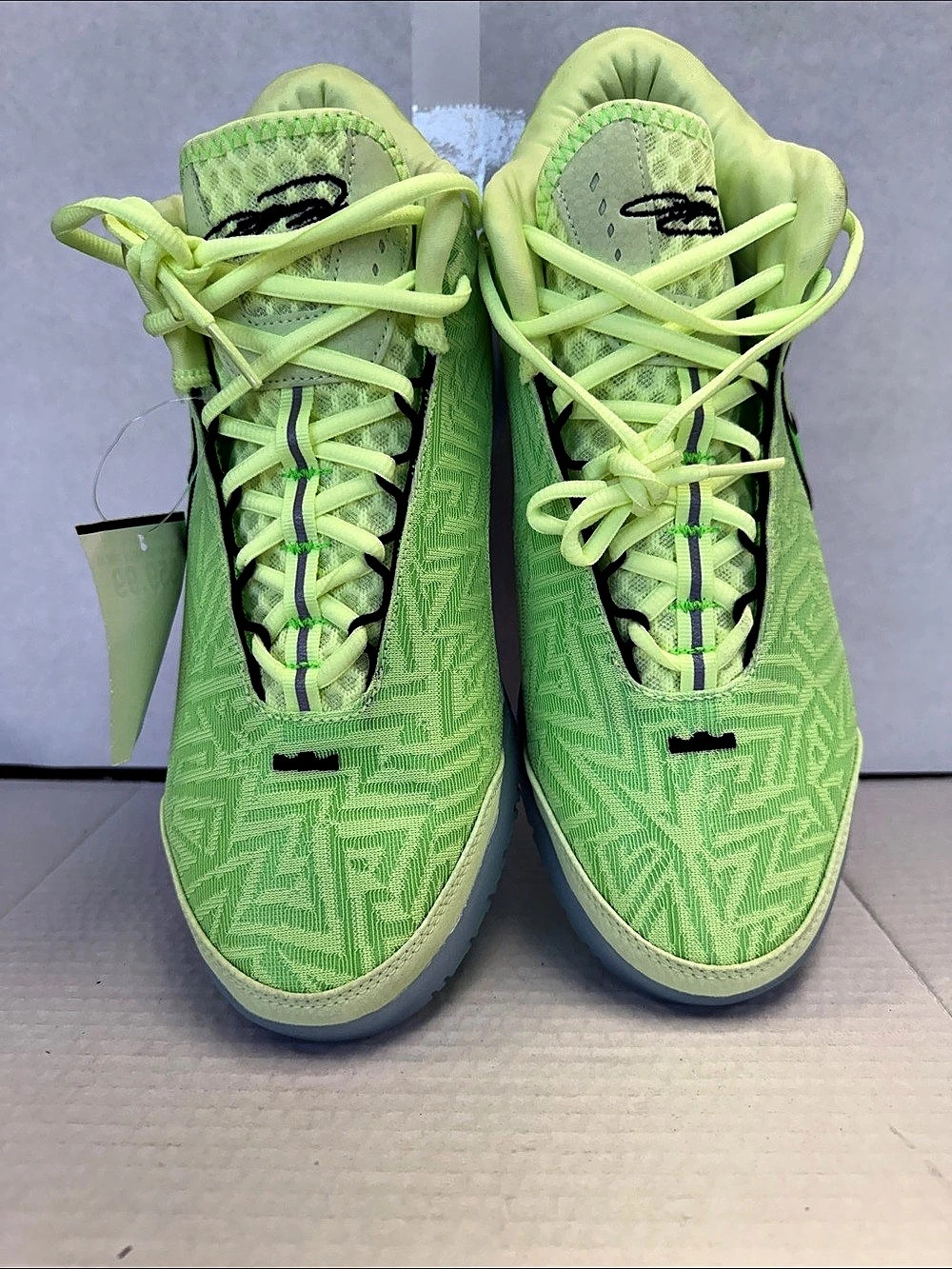 Nike Zoom LeBron NXXT Gen "Glitch" Green Sneakers size 9.5